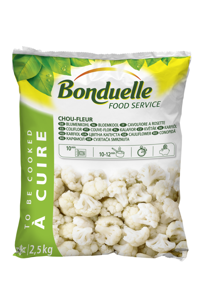 Bonduelle karfiol, fagyasztott (2,5 kg)