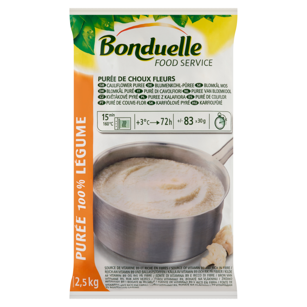 Bonduelle püré karfiol 2500g (83*30g)