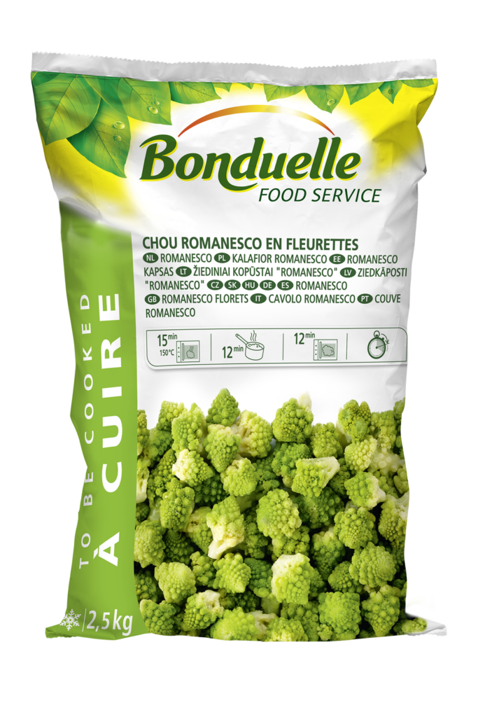 Bonduelle romanesco karfiol, fagyasztott (2,5 kg)