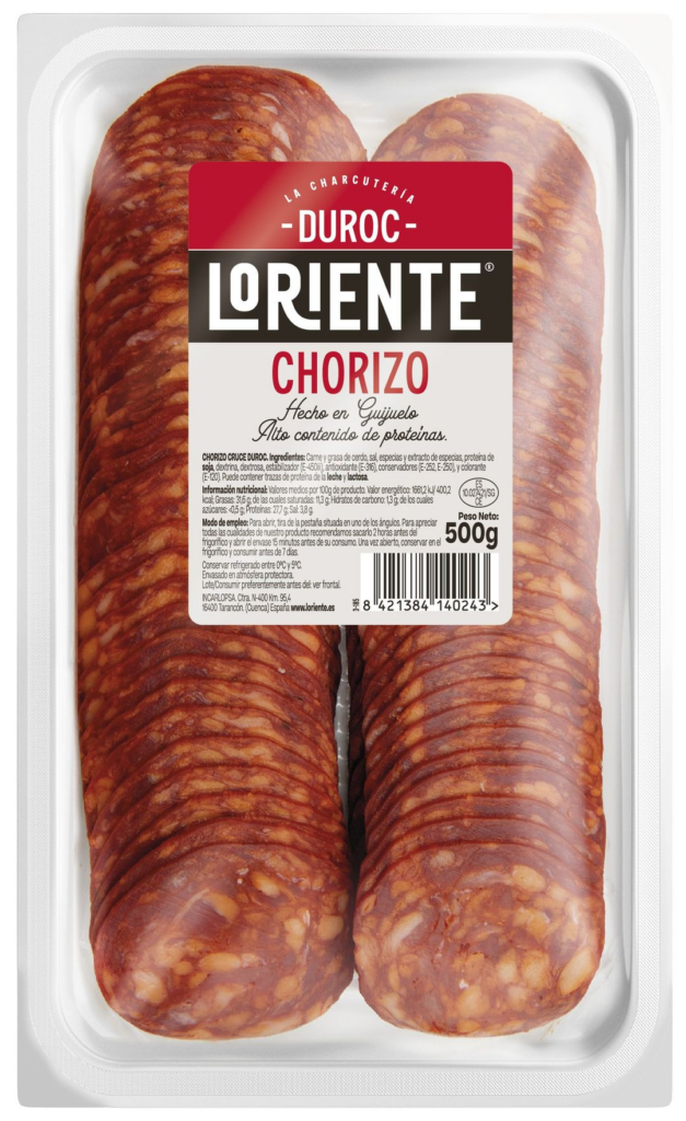 Chorizo szeletelt 500g