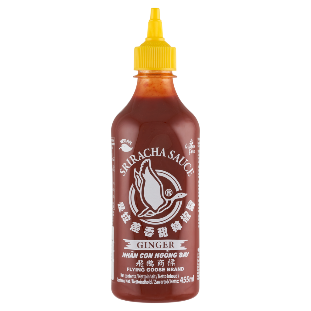 HI-Sriracha Szósz-csípős chili gyömbérrel 455 ml