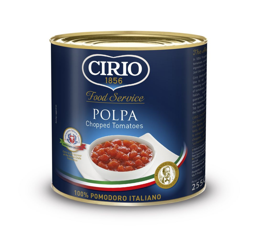 IF Cirio aprított paradicsom konzerv 2550g