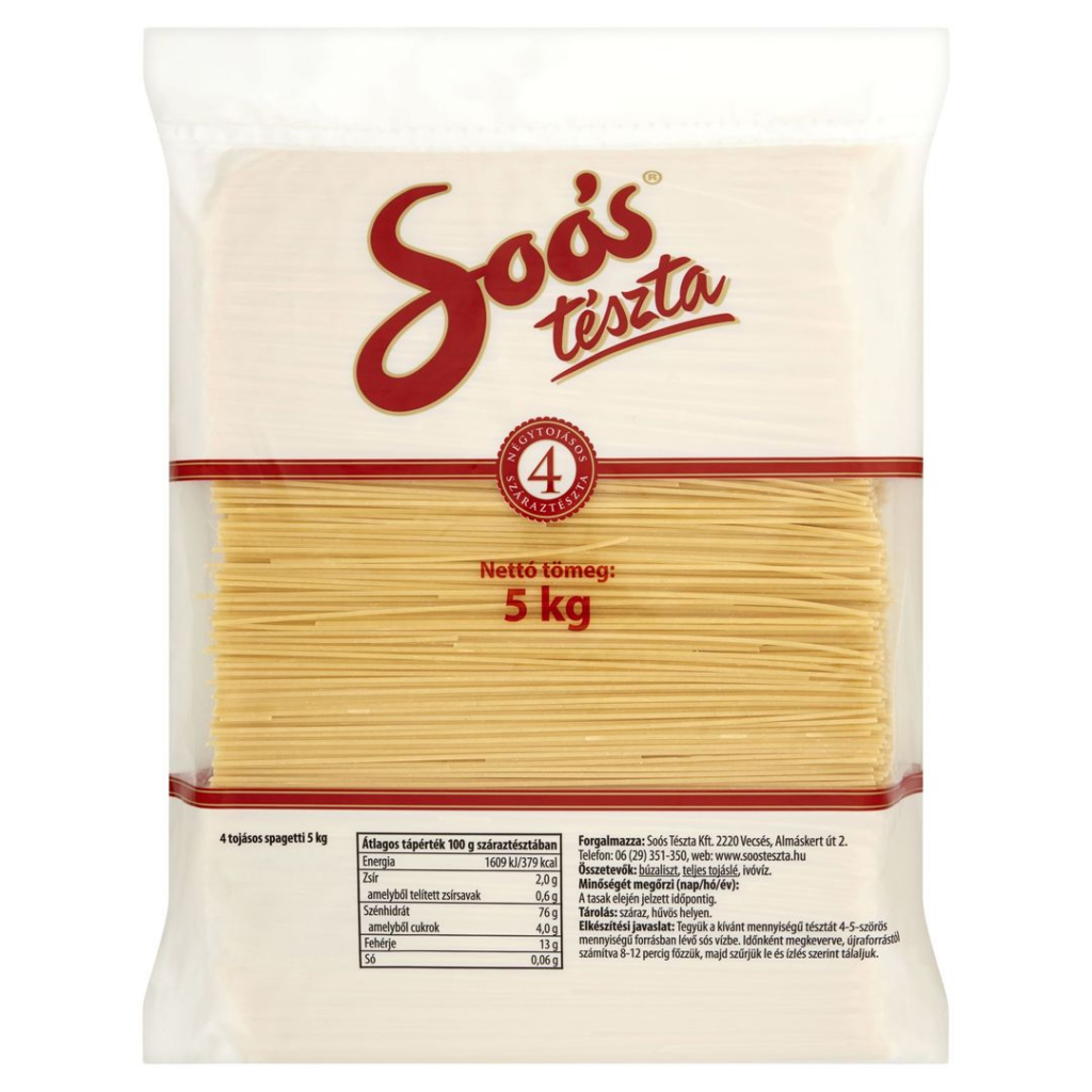 Soós Spagetti 4T 5kg